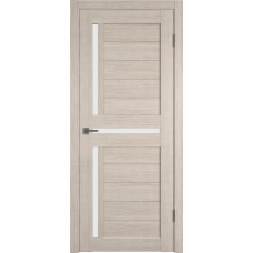 Дверь межкомнатная ВФД Атум X16 Капучино, стекло белый сатинат "Сатин белый"